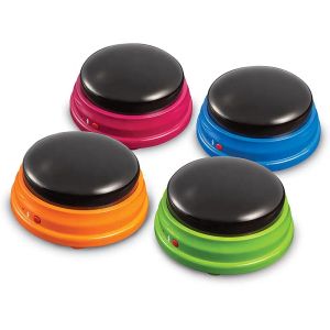 Clickers Recursos de aprendizaje Luces y sonidos Conjunto de 4 fáciles de entrenamiento para perros de voz fácil