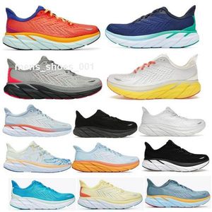 CLIFTON 8 MENS CHABORS DE RUNAGE HOK HOLA ONE ONE BONDI RUN DESCRIRE FEMME TRAINER SPORTS FREE PERSONNES SAUVEUR SAUVE BLUE BLANC SALSKELS Taille US5 - 12