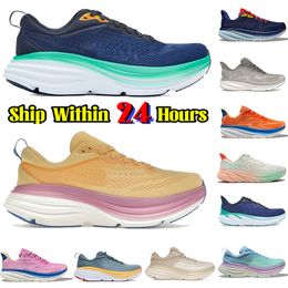 Clifton 9 Designer hardloopschoenen Men Women Bondi 8 Sneakers One Dames Antracite Wandelschoen Ademende heren basketbal sneaker outdoor sporttrainers Maat 36-45