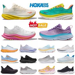 Clifton 9 Hokka Sneakers Designer Running Shoes Hokah Men Women Bondi 8 Sneaker One Dames Challenger Anthracite Hiking Shoe Hok Mens Outdoor Sports Trainers