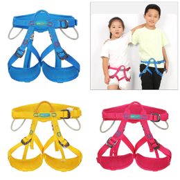 Klimbing Harnesses Outdoor Safety Climbing Harness Body Fall Protection Belt For Kids Safety Rope for Kids Protection Device Accessoires 231201