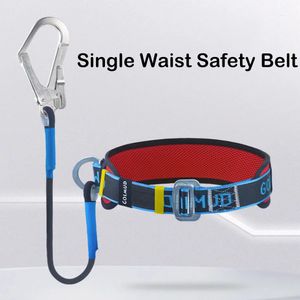 Klimgordels Enkele taille Werkveiligheidsgordel Harnas voor grote hoogte Outdoor Rotsklimmen Training Elektricien Constructie Veilig Touw Haakpakken 231021