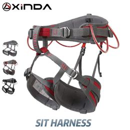 Klimgordels Xinda Outdoor Rock Comfortabel klimgordel Multifunctionele volledig verstelbare SRT Downhill veiligheidsgordel 231024