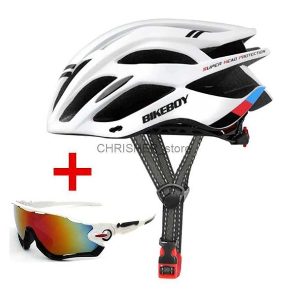 Cascos de escalada BIKEBOY Casco de bicicleta de montaña de carretera Ultraligero DH MTB Casco de montar todo terreno Hombres Mujeres Deportes Ventilado Ciclismo Casco de bicicletaLf1220