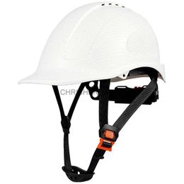 Klimhelmen CE industriële veiligheidshelm voor ingenieur ABS Ansi-harde hoed voor heren Lichtgewicht geventileerde werkhoofdbescherming Koolstofvezelpatroon