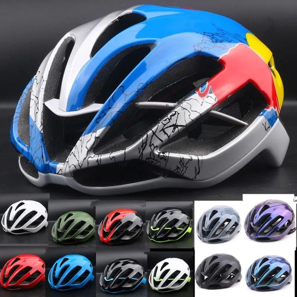 Casques d'escalade Italie casque de vélo hommes cyclisme sur route EPS mousse PC Shell femmes équipement de vélo Sport de plein air casquette de sécurité BMX taille M L 231109