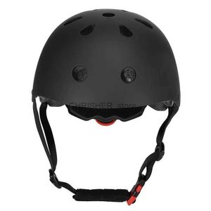 Casques d'escalade Casque de sécurité en plein air adulte adolescent vélo vélo vélo Scooter BMX planche à roulettes cascadeur bombardier vélo enfants casque L1220