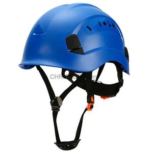 Klimhelmen Veiligheidshelm - Verstelbare ABS-klimhelm - 6-punts ophanging Beschermende helm voor klimmen en bouwen