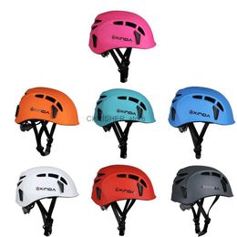 Casques d'escalade Casque de sécurité pour sports nautiques escalade spéléologie kayak tête de rappel équipement de protection 52-62 cm pour le patinage à roulettes et la navigation de plaisance