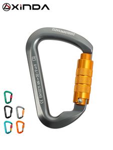 Klimmen R Xinda Outdoor Carabiner Rock Mountain Landing 30 Kn Hoge Altitude Equipment Apparatuur Aluminium Legering Veiligheidsgespeld 230815