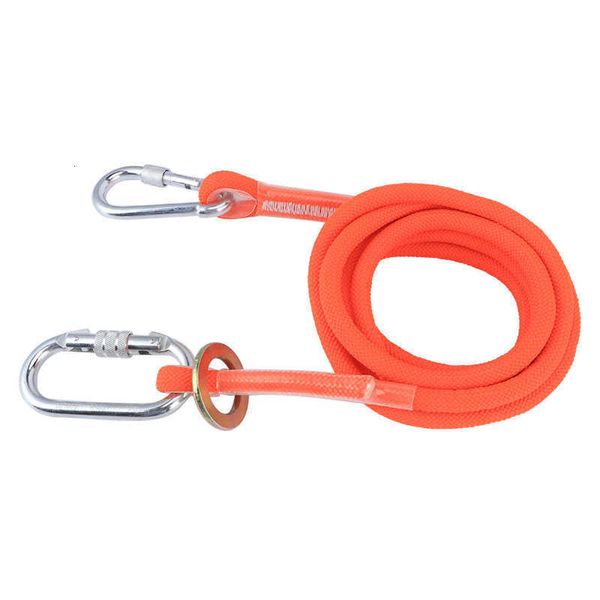 Cordes d'escalade Corde de harnais de corde de sécurité double face 1,6/3 m pour travailler en hauteur Ceinture de sécurité extérieure Ceinture de protection pour électricien Petite boucle 230921