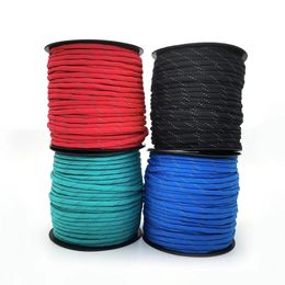 Klimtouwen 100 meter Reflecterend Paracord-touw Dia.4mm voor Survival Parachute Cord Lanyard Camping Klimmen Campingtouw Wandelen Waslijn 231101