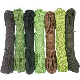 Klimtouwen 4mm Diameter 100FT Voeten 31 Meter Mil Spec IV 750LB 7 Strengen Parachute Cord Paracord Touw 231012