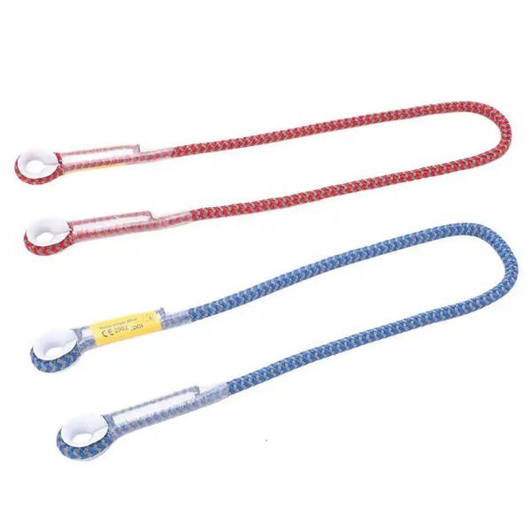 Cuerdas de escalada 80 cm Prusik Cord Loop Cordón de escalada en roca para exteriores Cordón protector ojo a ojo Cuerda precosida Sling Loop Rappel Cuerda de espeleología 231025