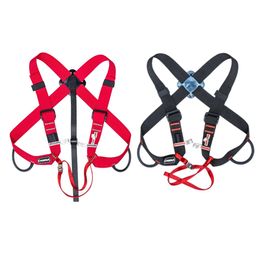 Cuerdas de escalada Correa para el pecho de escalada Cómodo Simple Firme Eslinga de seguridad confiable Cinturones corporales seguros Fijador corporal para protección 231025