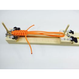 Klimtouwen DIY Hout Paracord Jig Armband Maker Polsband Breigereedschap 230614