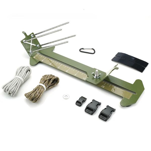 Cordes d'escalade Paracord Jig Bracelet Maker Kit d'outils réglable en métal tissage bricolage artisanat 231012