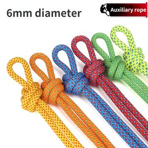 Cordes d'escalade Corde Portable 6mm Descente antidérapante pour la survie Parachute Cordon Lanière Camping Randonnée Corde à linge 230614