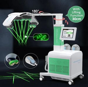Utilisation clinique 10D Maxlipo Master amincissant la machine de thérapie laser à lumière verte rouge laser avec réduction de graisse électromagnétique Machine de perte de graisse pour le renforcement musculaire