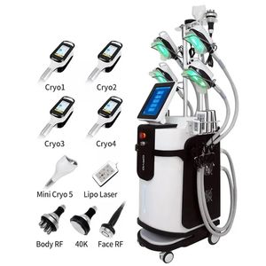 Utilisation clinique 2000watt amincissant la machine 5 poignée cryo 800W vide ultrasonique lipo perte de poids laser graisse congélation machine de beauté taxes gratuites sans frais supplémentaires