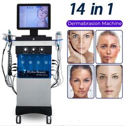 Utilisation en clinique Hydra facial Microdermabrasion Élimination de l'acné machine d'hydrodermabrasion dermabrasion rajeunissement de la peau exfoliation par infusion d'oxygène