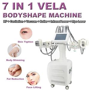 Utilisation en clinique V10 amincissant la machine à fesses à diodes à rouleaux Élimination des graisses Vela Body Shaping Perte de poids 40k Cavitation Arm Leg Cellulite Réduire l'équipement de beauté