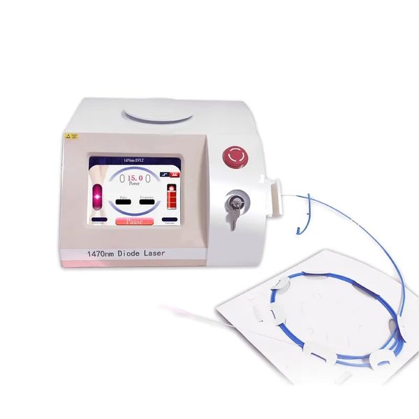 Laser de liposuccion d'utilisation clinique 1470nm + 980nm pour la machine de beauté de laser de liposuccion de perte de poids d'enlèvement de vaisseaux sanguins