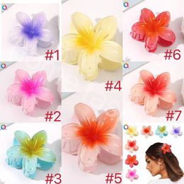 Clip de moda flor para mujeres niñas clampas de garras dulces de cangrejo diadema accesorios para el cabello de invierno 0413