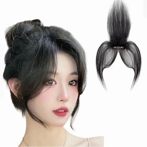 Clip dans les cheveux de bébé Air Bang Natural Human Hair Side frange Invisible Edge Remplacement de franges de franges de frange pour les femmes sans glueless 240518