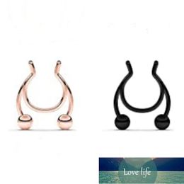 Clip médical 1pcs Anneau de nez Nouveau nez en acier inoxydable Vente nasale septum faux anneau bijoux de piercing pas cher