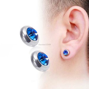 Clip sur boucles d'oreilles en diamant magnétique boucles d'oreilles en acier inoxydable sans allergie boucles d'oreilles pour femmes hommes cadeau de bijoux de mode Fine