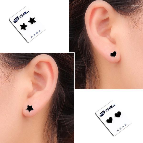 Clip-on Screw Back Punk Strong Magnet Magnetic Ear Stud Non Piercing Earring Fake Gift 1 PairClip-on Kirs22