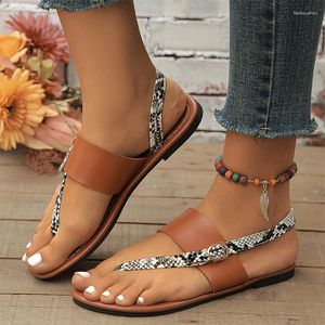 Clip dames sandalen flats teen print casual schoenen zomers slippers ontwerper 2024 wandelende strand flip flops zapatos mujer s 86