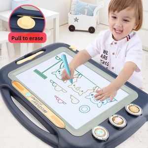 Clipboards Kids Big Size Erasable Magnetic Writing Drawing Painting Board Set Montessori Educational Toys Baby Graffiti Board Drawing Tools 231007