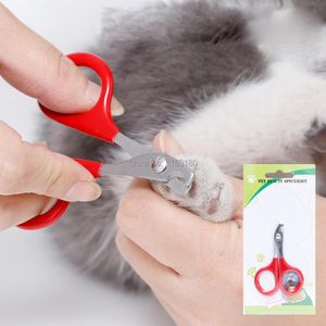 Clippers 200 PCS/Lot Pet Nail Clipper Scissors Pet Dog Cat Nail Clippers SCISHSS HET PET TRIMMER GROOMING Tool