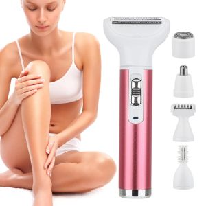 Clippers 5 en 1 coupe-cheveux Hine Rasoir de rasoir électrique professionnel pour femmes Nez Earnrow Intimate Areas Tilining Coupte