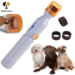 Clippers Auto Electric Pet Nail Grinder Battery Powered Upgraded Professional Pet Nail Clippers Trimmer Dog Cat Paw verzorging Care Care Tools