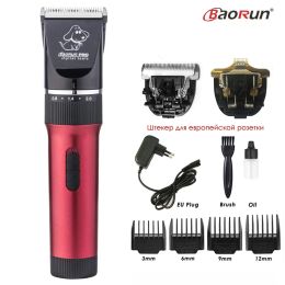 Clippers Baorun P6 Professionele oplaadbare huisdier Cat Dog Haar Trimmer Elektrische Clipper Shaver Set Dieren Haircut Machine verzorgingskit