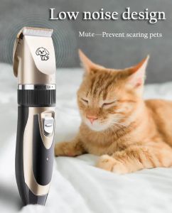 Clippers Dog Clippers Lownoise Pet Zorggereedschap Kat Dierlijk Haar Cutter Trimmer Haircut Shave Perros y Gatos de Pelo Maquina Afeitadora