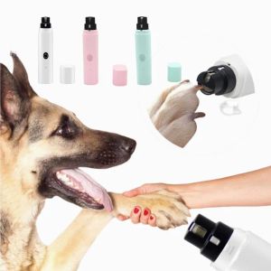 Clippers Chien Nail Grinder Rechargeable USB Chargement Low Bruit Light Electric Electric Clipper SAFE et Efficient Cat Nail Shaiping Machine