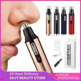 Clippers Electric Nose Hair Trimmor's Nas Nasy and Eart Remover USB RECHARAGE AUTAPTÉRAPHIQUE AUTAPTÉRAPHIQUE PORTABLE ÉLECTRIQUE PORTABLE