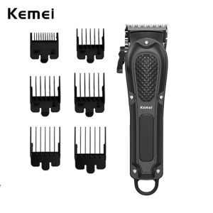 Clippers Kemei Claine Clipper Men Professional Cordond Cordd Cordd Barber Hair Cuting Grooming Rechargeable Electric Quiet Hair Cutter