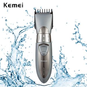 Clippers Kemei Hair Professional Clipper Hair Trimmer pour le coiffeur à cheveux étanche raser la machine à cheveux coupant la barbe électrique rasoir rasoir