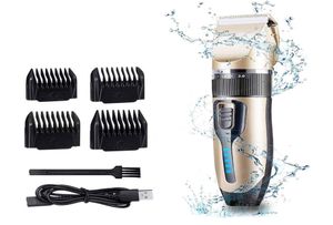 Clippers Mens, Kits de coupe sans fil silencieux, Machine coupée à cheveux, hommes Baby Barber Tooming Cutter Kit pour Family9551387