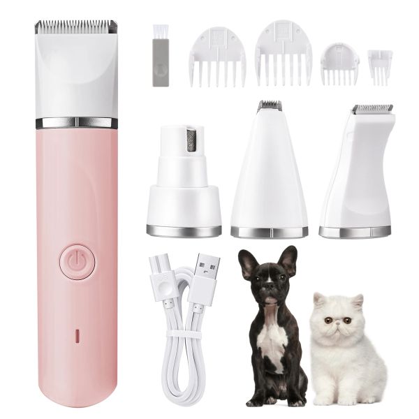 Clippers Multifonctional Dog Clippers Pro Blade Wireless Cats Chiens Lapin Gooming Clippers Machine de coupe de cheveux pour chiens pour chiens