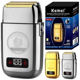 Clippers Original Kemei 4in1 Rasoir électrique rechargeable pour les hommes Garonnage à barbe Coiffure Raser pour le visage