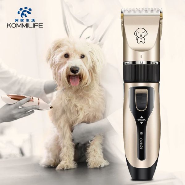 Clippers Professional Lownoise Dog Hair Clippers USB RECHARAGET CHIR TRIMMER TRIMM
