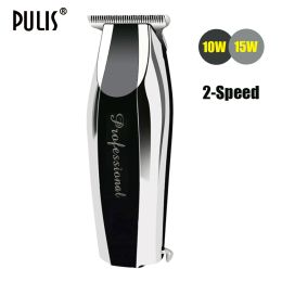 Clippers Pulis Professional Clipper Electric Precision Hair Trimmer 100240V Tool de coiffure à rasage à tête chauve rechargeable Home Barber Tool