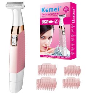 Clippers Oplaadbare vrouwen elektrisch scheerapparaat voor gezichtshaargrens Bikini Lady Hair Remover -benen vrouwelijk verzorging scheermesjes nat droog