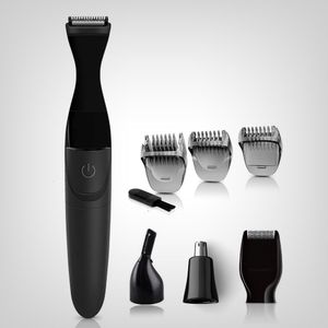 Clippers Trimmers 4in1 Coiffure de poil de nez Trimmer barbe trimère hommes mèches pour le chaume de nez couleur d'oreille Nettoyeur